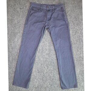 AG Adriano Goldschmied Everett Pants Mens 32x34 Blue Geometric Slim Straight
